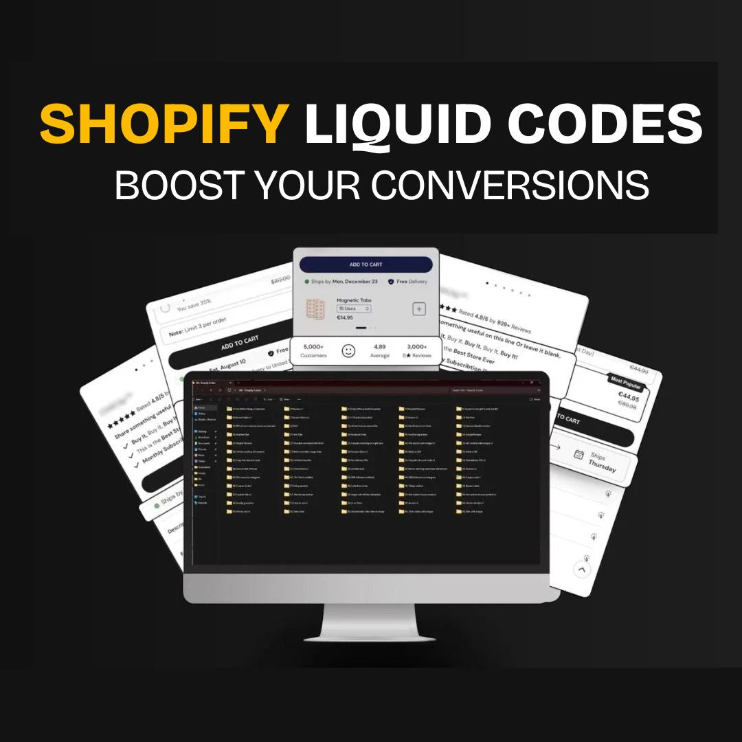 150+ Shopify Ultimate Liquid Codes